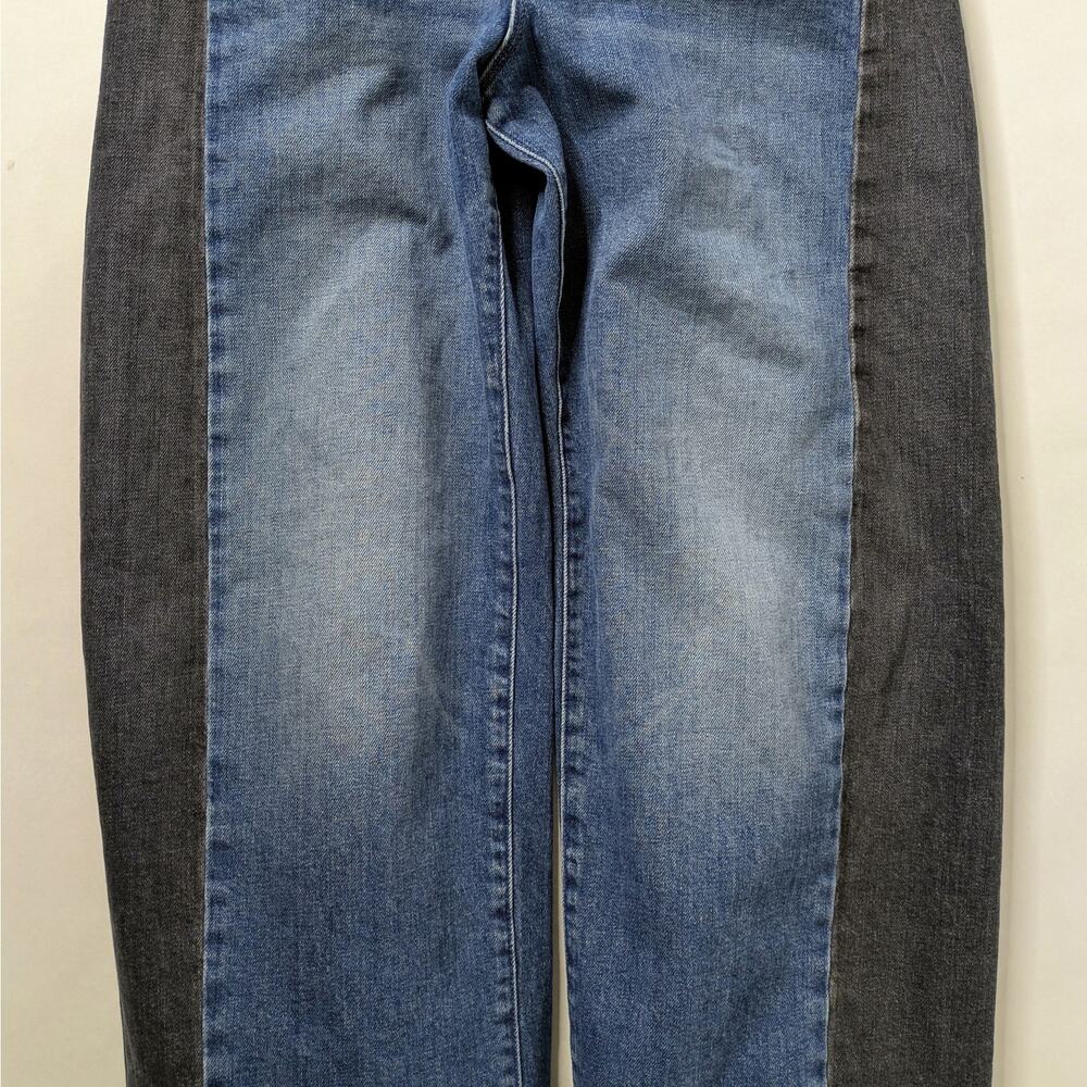 MOTHER Superior Half Pipe Flood 27 Black Blue Two Tone 98% Cotton Premium Denim - Picture 8 of 16